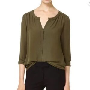 Babaton Bergen Blouse | Olive Green | Aritzia | Size M